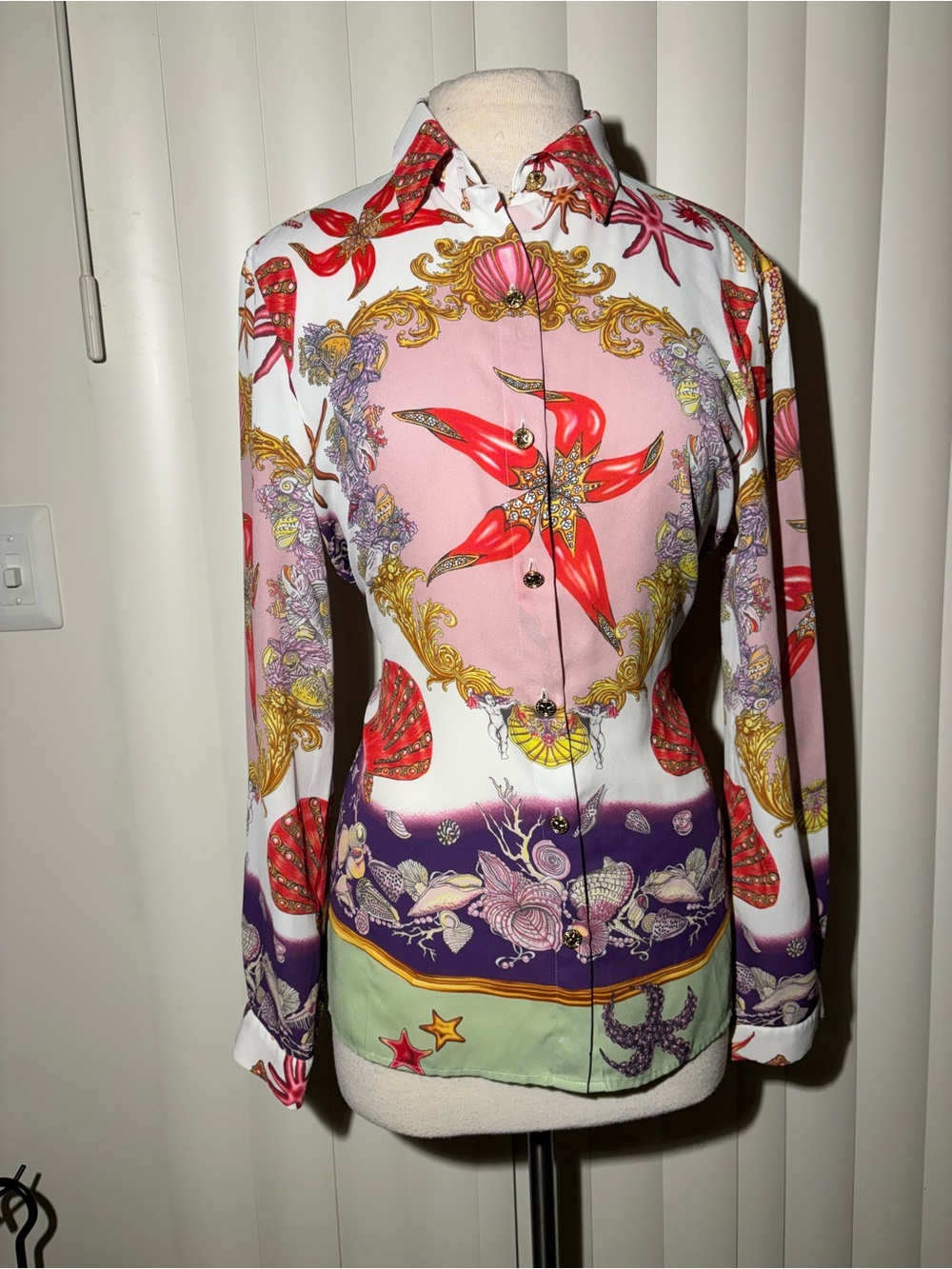 Versace Button-Up Shirt Jacket - Picture 2 of 12